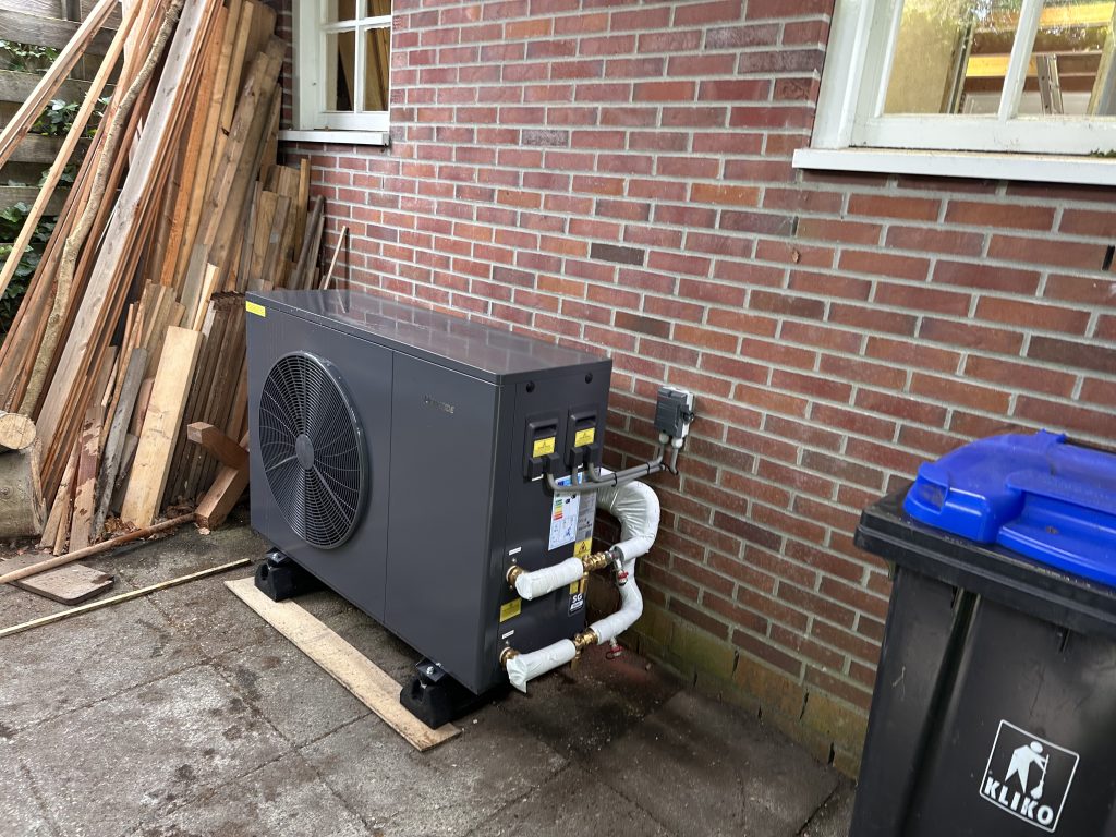 Vrijstaande bestaande woning in Slochteren van het gas af met hydrobag en warmtepomp